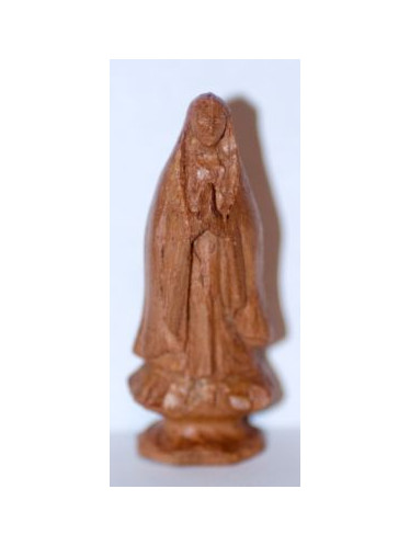N.Sra.de Fátima entalhada em madeira 