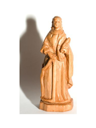 Sta. Cecília entalhada em madeira