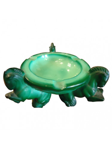 Cinzeiro oriental imitando jade