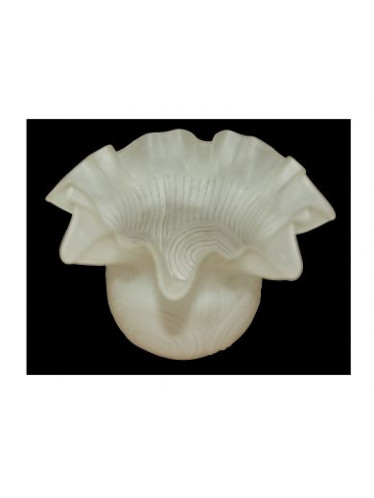 Cúpula Caracol de vidro fosco