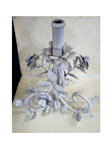 Abajur de flor de flandes