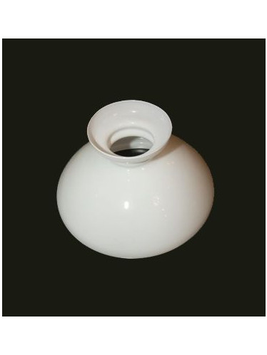 Cúpula de Vidro leitosa Lampião 16