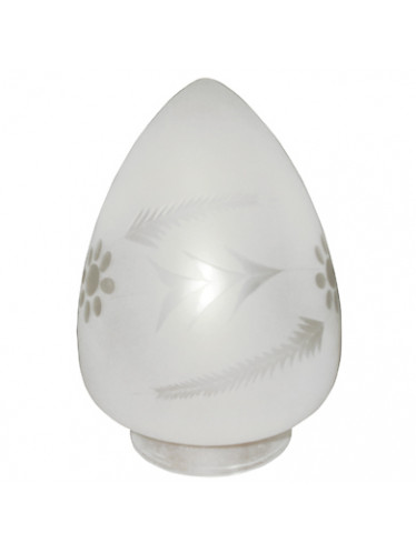 Globo Pera fosco lapidado