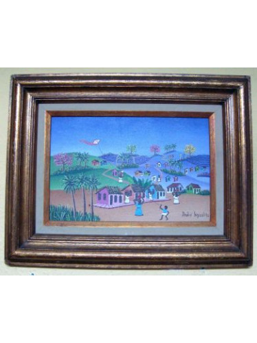 Óleo sobre tela-Naif- Andre Luzaoli 1990