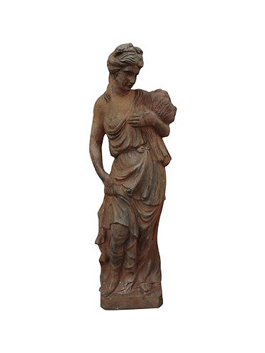 Estátua Verão de ferro fundido