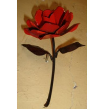 Enfeite-Rosa de Ferro e Flandes c/cabo