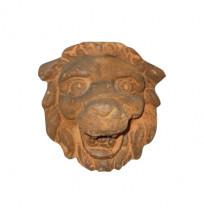 Cara de leão de ferro fundido