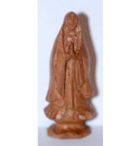 N.Sra.de Fátima entalhada em madeira 