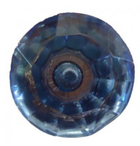 * Puxador de vidro azul