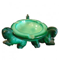 Cinzeiro oriental imitando jade