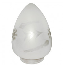 Globo Pera fosco lapidado