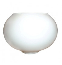 Cúpula de vidro leitosa