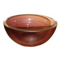 Tigela de Vidro Transparente - Rosada