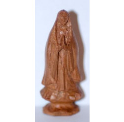 N.Sra.de Fátima entalhada em madeira 
