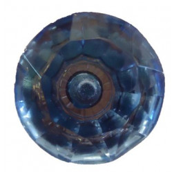* Puxador de vidro azul