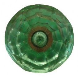 * Puxador de vidro verde