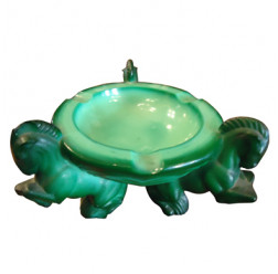 Cinzeiro oriental imitando jade