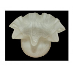 Cúpula Caracol de vidro fosco