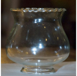 Cúpula de vidro transparente