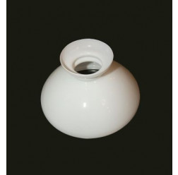 Cúpula de Vidro leitosa Lampião 16