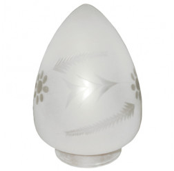 Globo Pera fosco lapidado