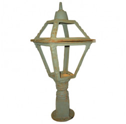 Mini postinho para jardim ou coluna de ferro fundido