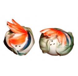 Paliteiro e Saleiro de Porcelana
